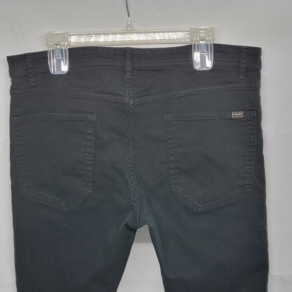 Jachs New York Mens Jeans 36 X 32 Stretch Straight Leg Black - Picture 10 of 16